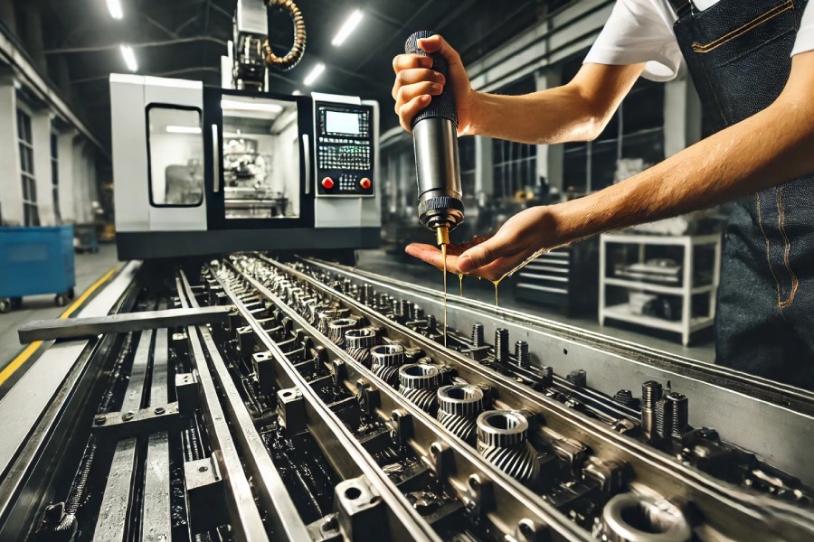 تمیزکردن و نگه‌داری سیستم روغن کاری دستگاه cnc
