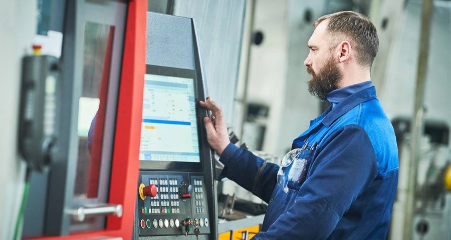 کار با دستگاه cnc